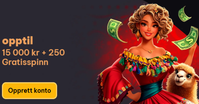 Hovedbanner for nettcasinoet Spinmacho med velkomstbonuser for alle nye brukere